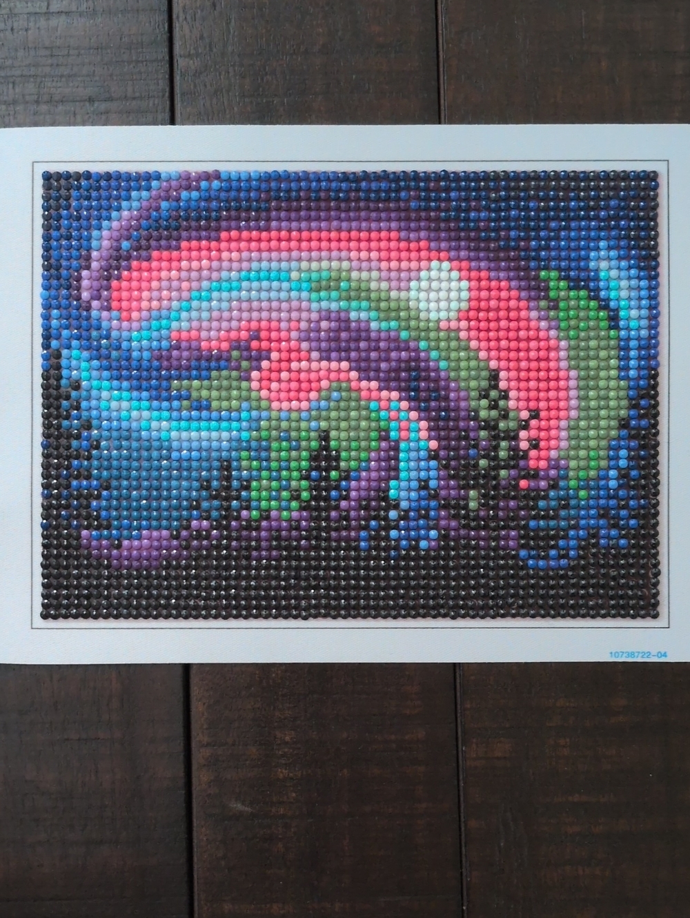 Colorful Diamond Paint Aurora Mosaic Art Panel